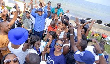 Team Building at the beach in Entebbe