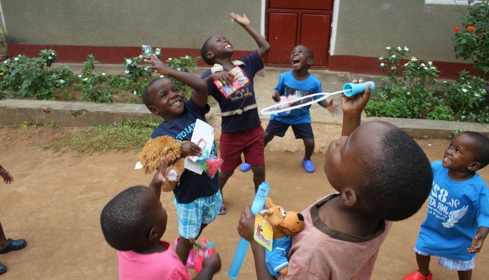 The NIC Holdings ltd team led by the Ag. Managing Director, Mr. Elias Edu visited the Nazareth Children’s home in Masaka as part of the Company CSR activity, during NIC Management Retreat held in Masaka in