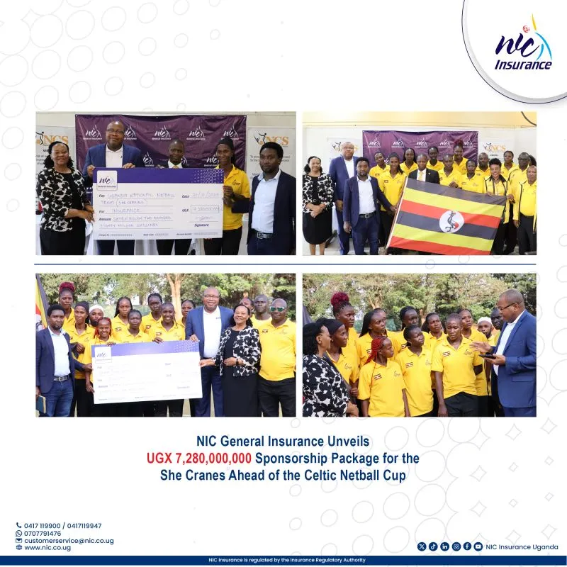 NIC General Insurance Unveils USD 2 million (UGX 7.28 billion) Sponsorship Package for the She Cranes Ahead of the Celtic Netball Cup